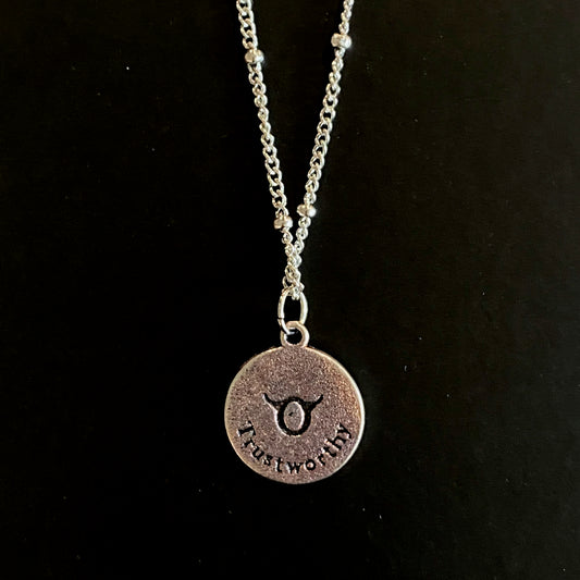 Astrological Sign Necklace (Silver)