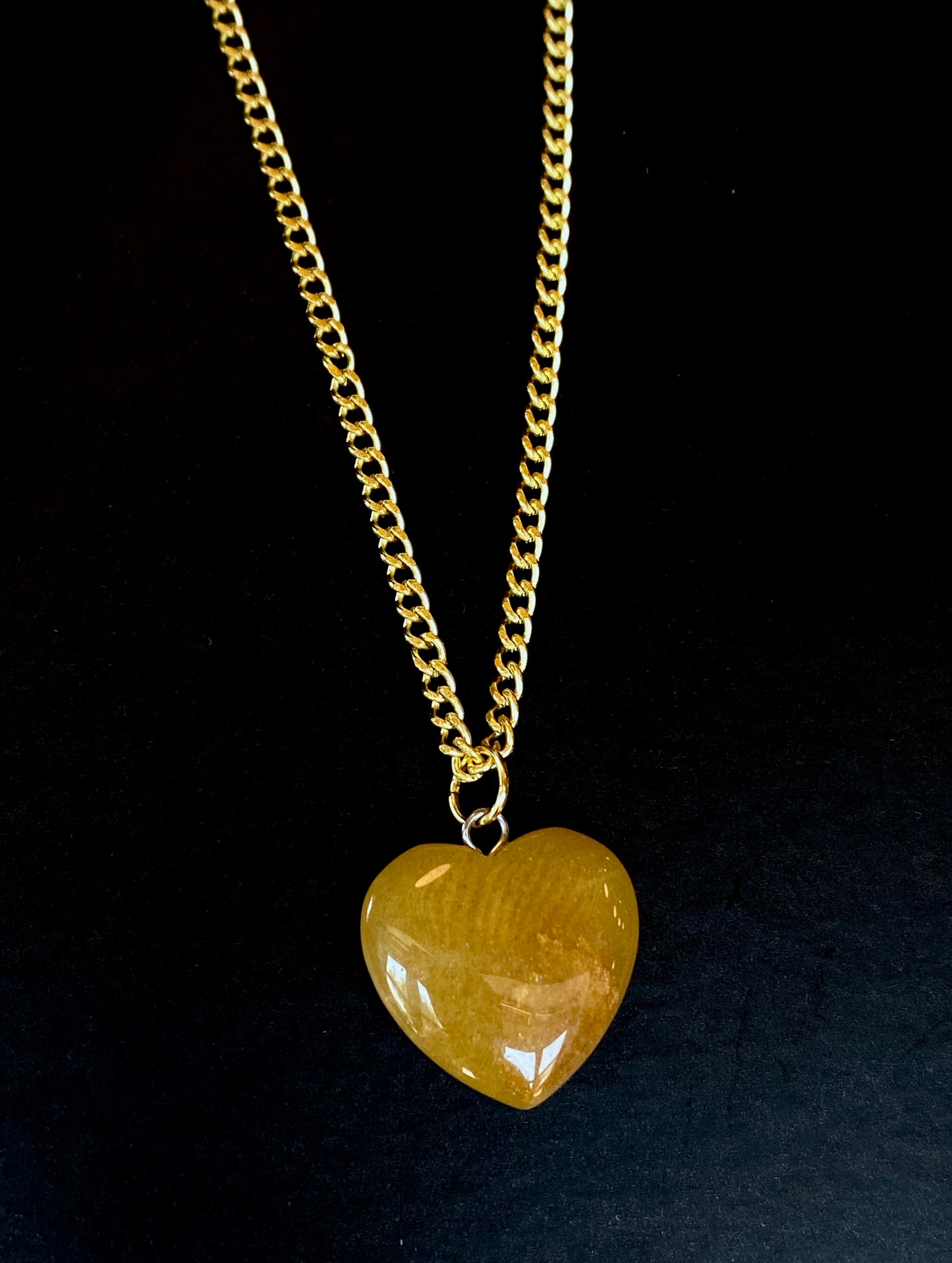 Crystal Heart Necklace 💛