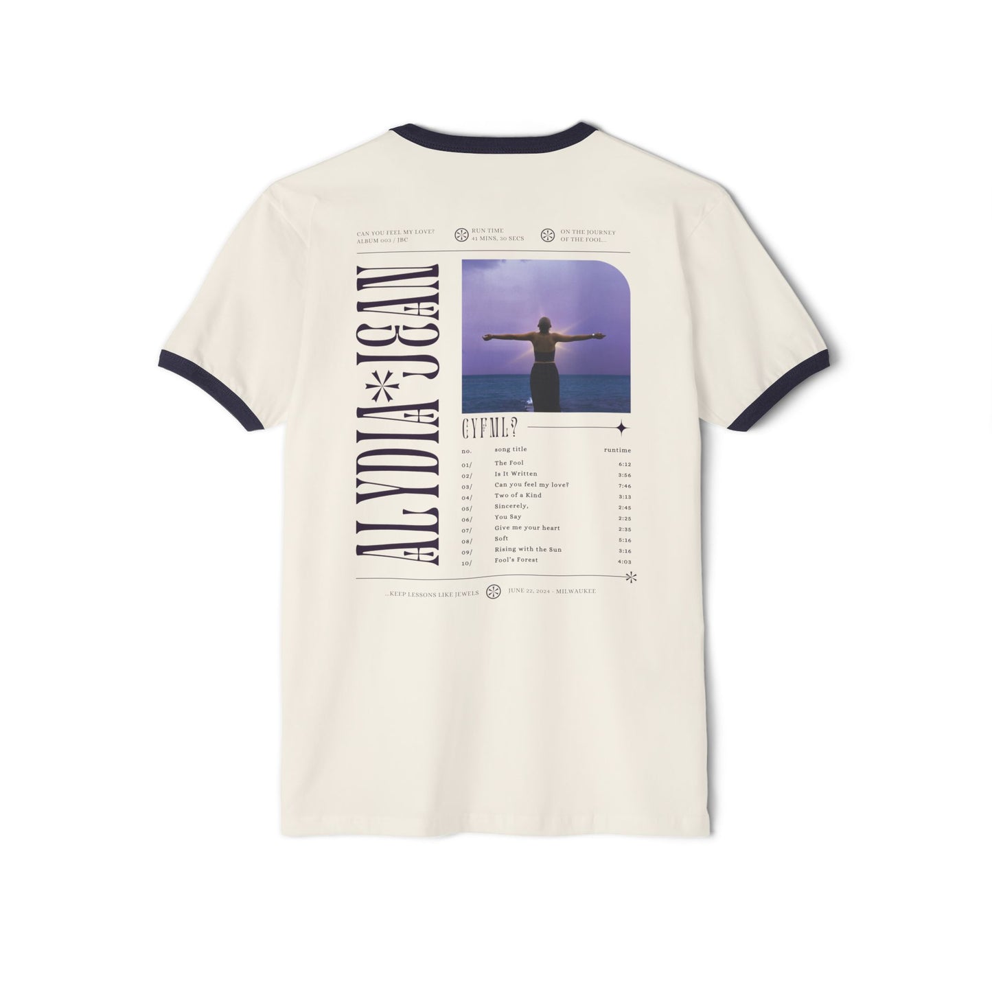 Vintage Album T-Shirt - Can You Feel My Love? (Designed by Alydia Jean)