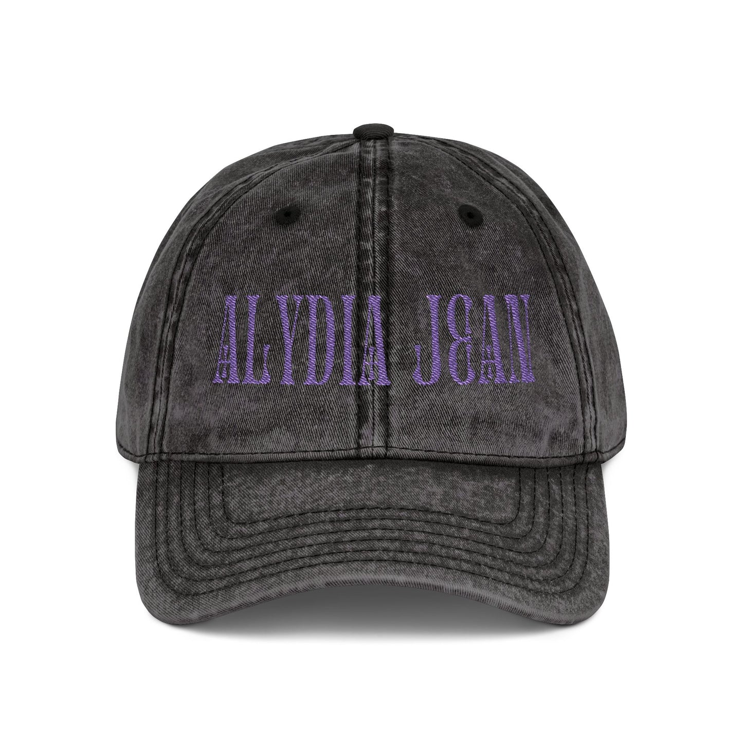 Gothic Vintage-Wash Dad Cap - 'ALYDIA JEAN'