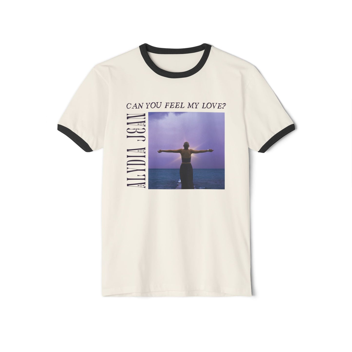 Vintage Album T-Shirt - Can You Feel My Love? (Designed by Alydia Jean)