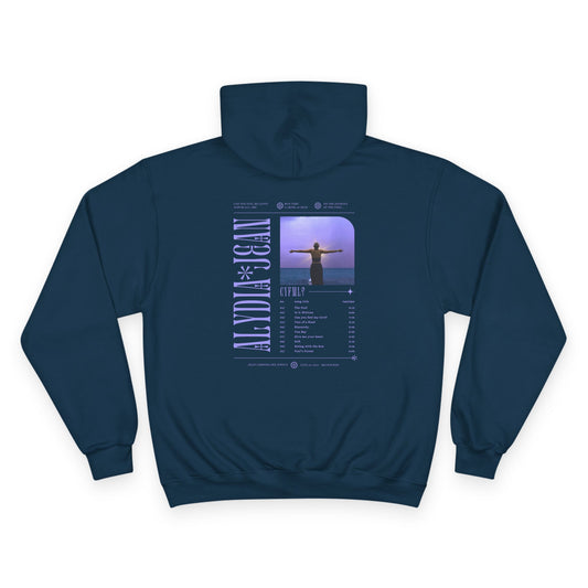 Can You Feel My Love? – Champion Hoodie (Designed by Alydia Jean)