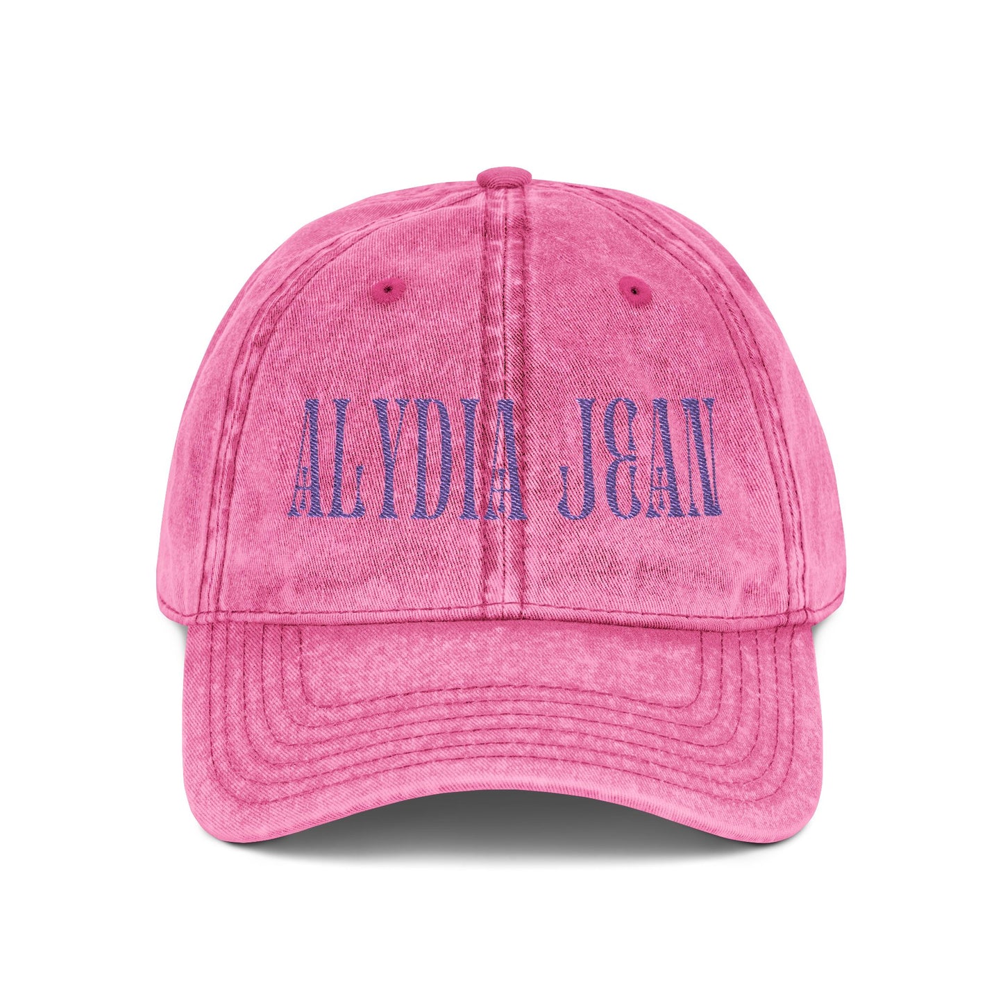 Gothic Vintage-Wash Dad Cap - 'ALYDIA JEAN'