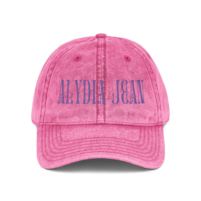 Gothic Vintage-Wash Dad Cap - 'ALYDIA JEAN'