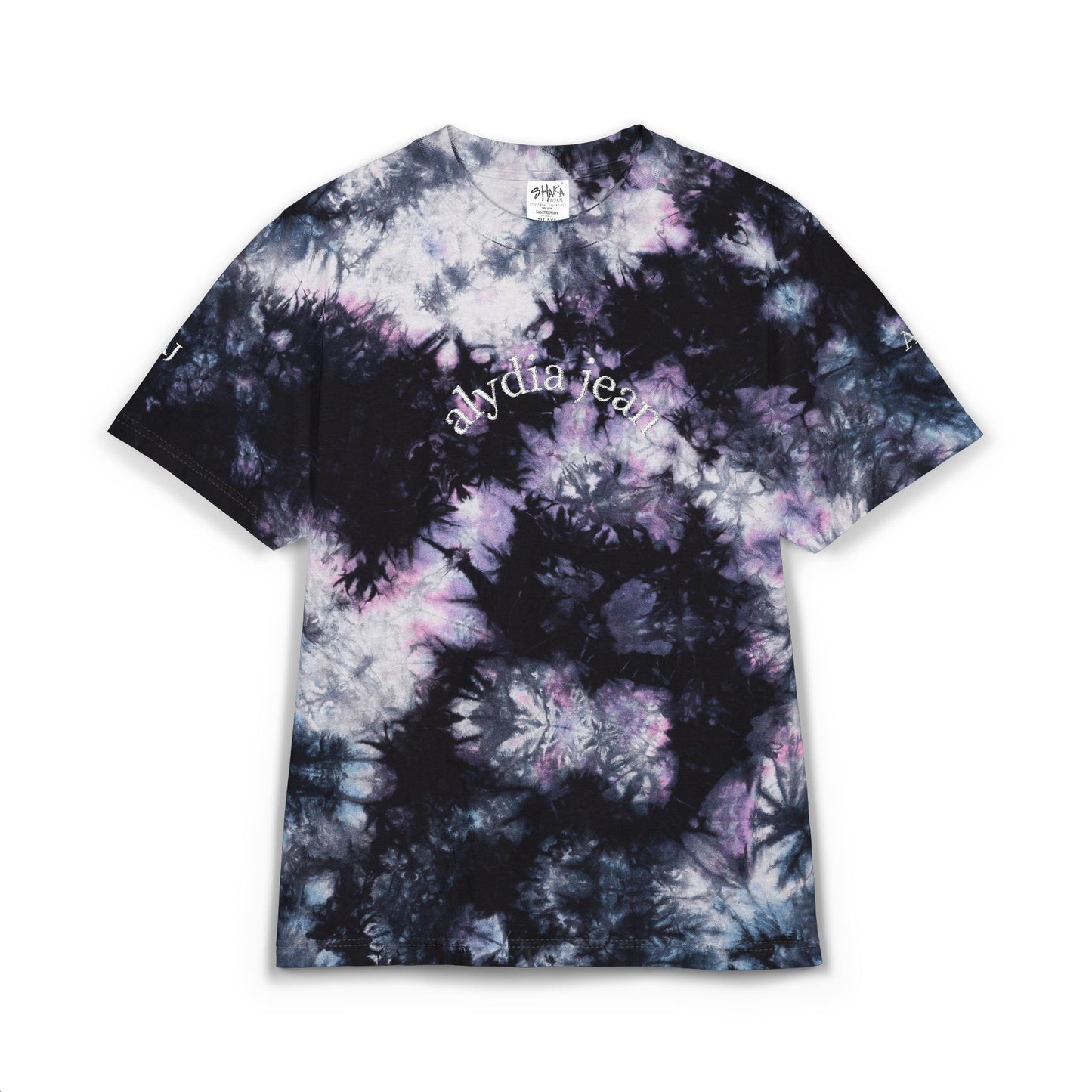 Alydia Jean Embroidered Tie-Dye T-Shirt