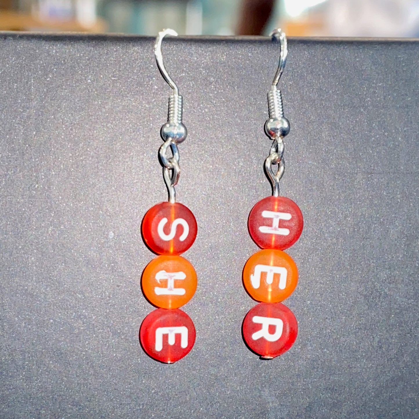 Pronoun Earrings 🏳️‍🌈