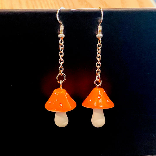 Mushroom Earrings 🍄