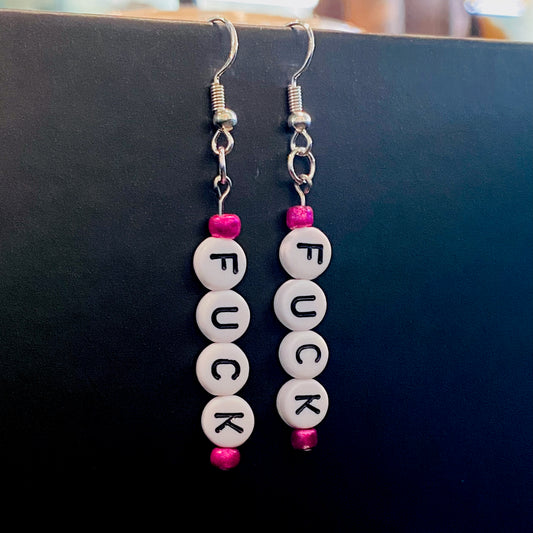 "Fuck" Earrings