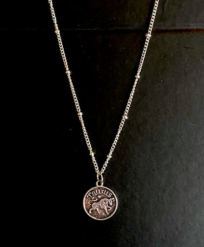 Astrological Sign Necklace (Silver)