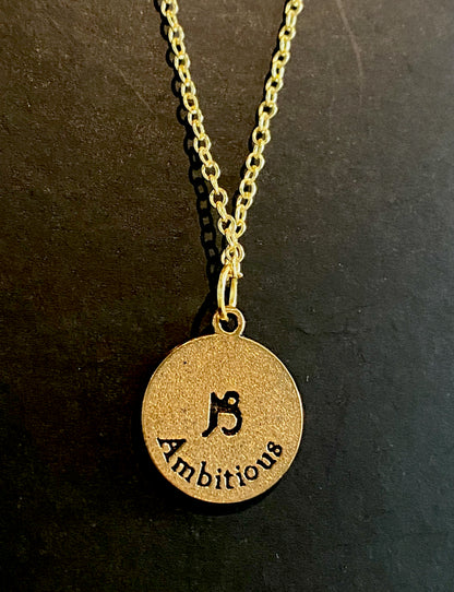 Astrological Sign Necklace (Gold)