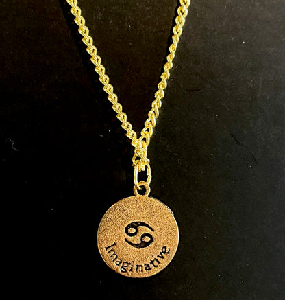 Astrological Sign Necklace (Gold)