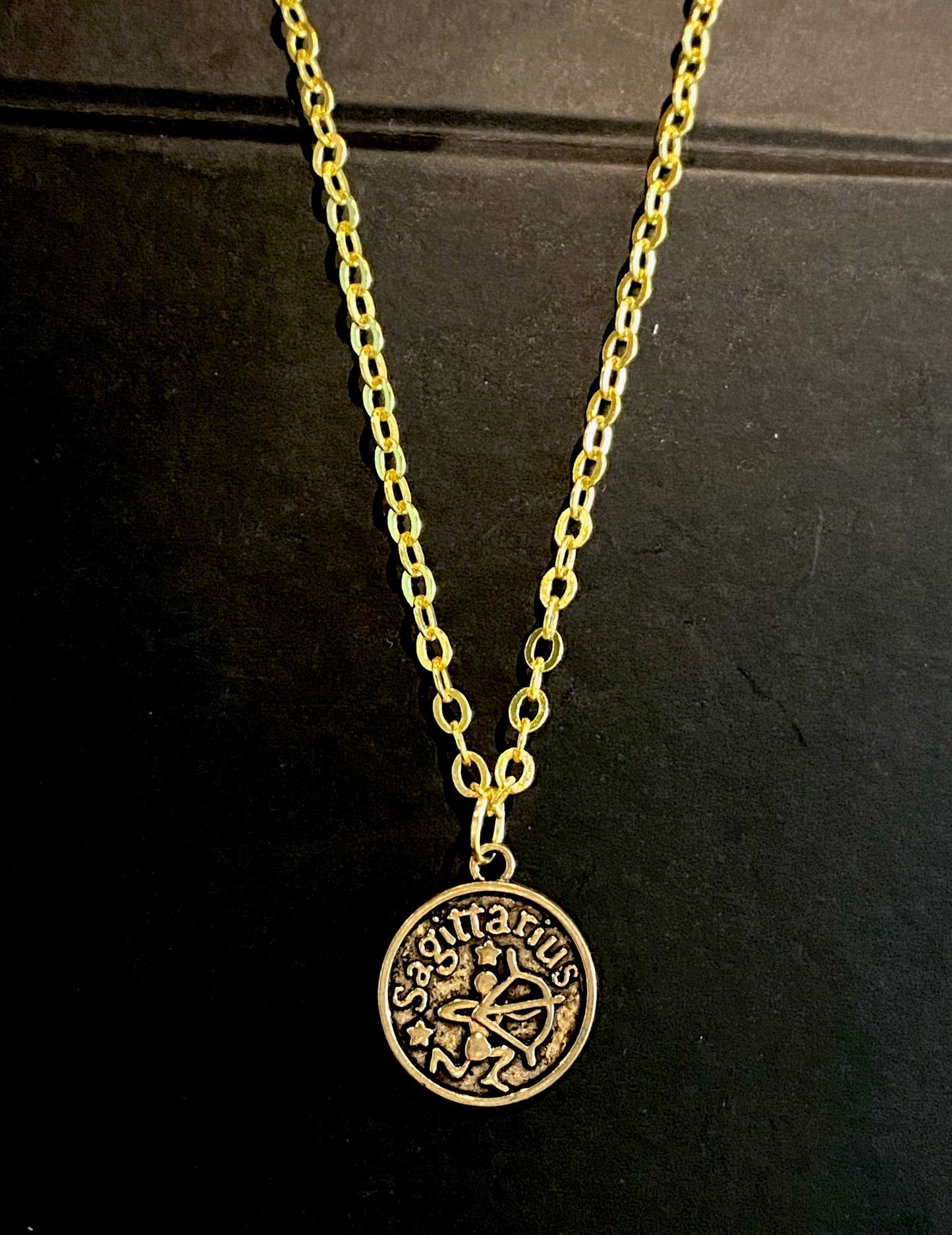 Astrological Sign Necklace (Gold)