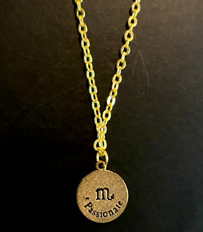 Astrological Sign Necklace (Gold)