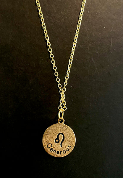 Astrological Sign Necklace (Gold)