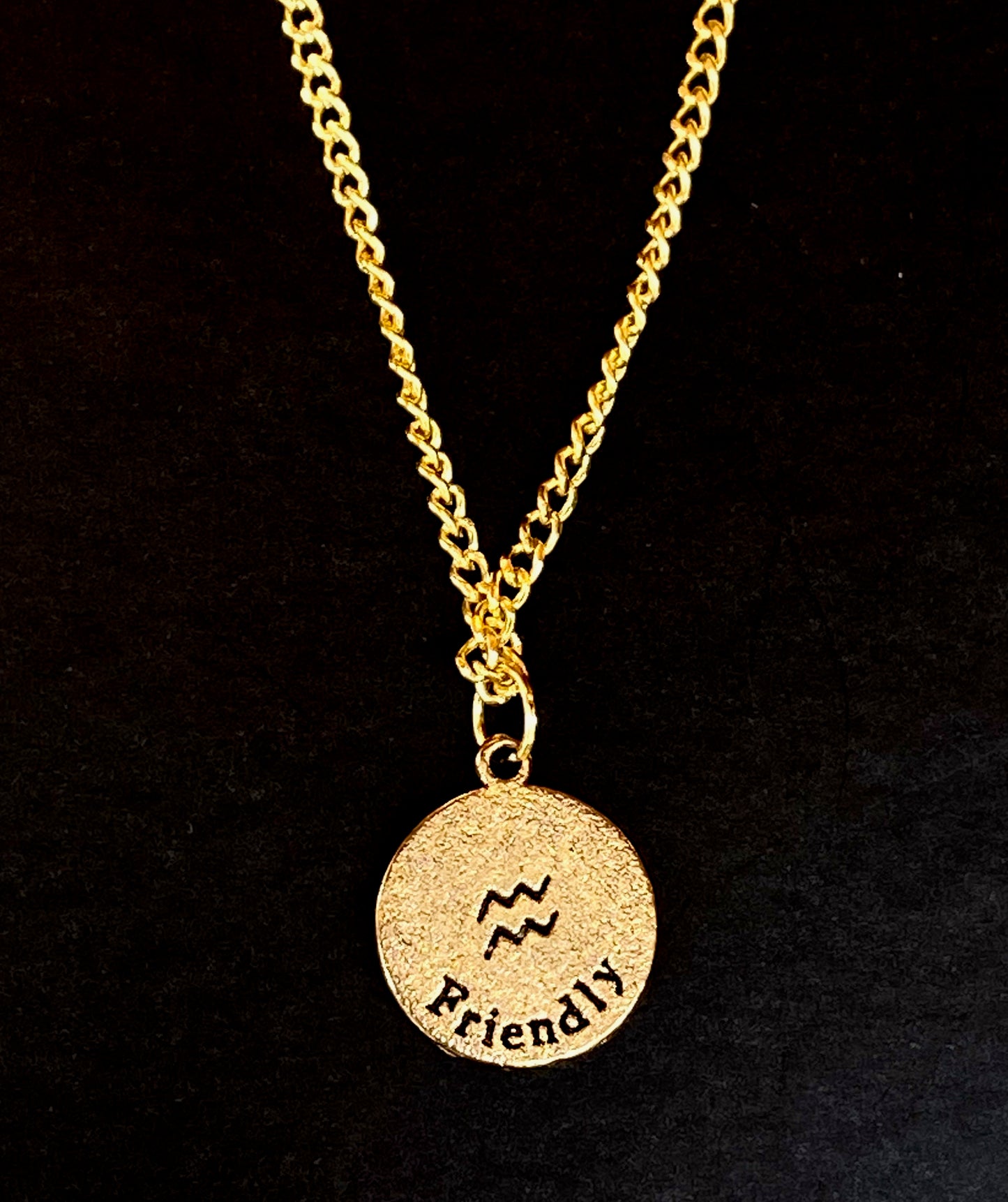Astrological Sign Necklace (Gold)