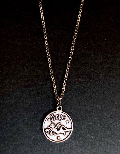Astrological Sign Necklace (Silver)