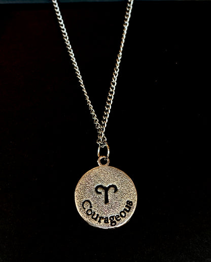 Astrological Sign Necklace (Silver)