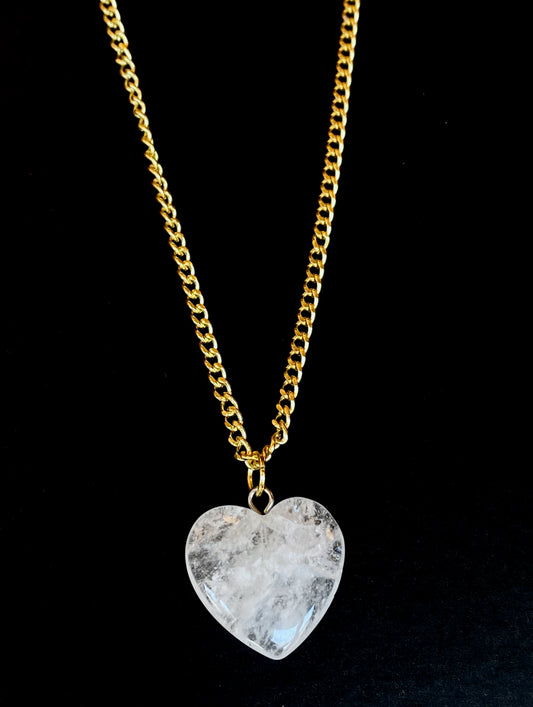 Crystal Heart Necklace 🤍