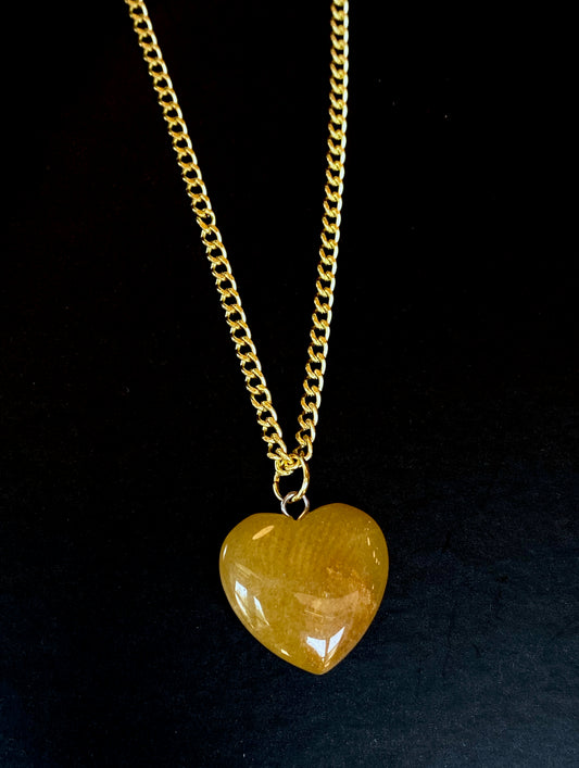 Crystal Heart Necklace 💛