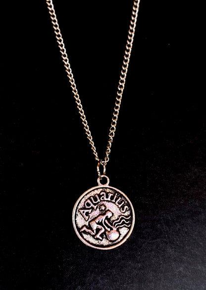 Astrological Sign Necklace (Silver)