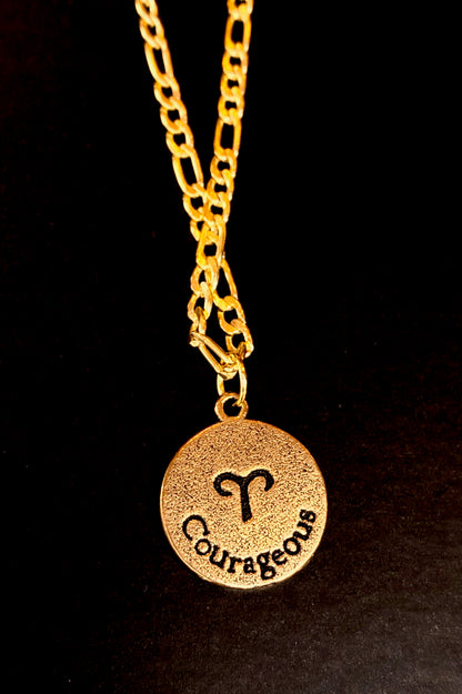 Astrological Sign Necklace (Gold)