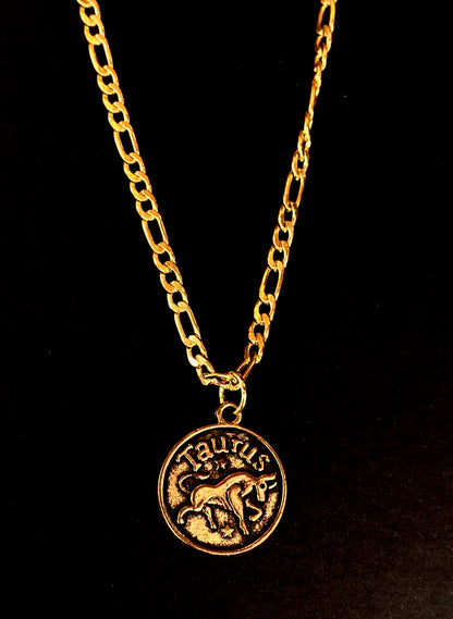 Astrological Sign Necklace (Gold)