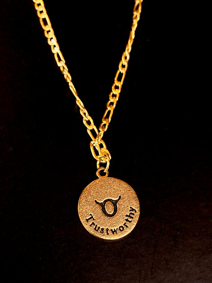 Astrological Sign Necklace (Gold)