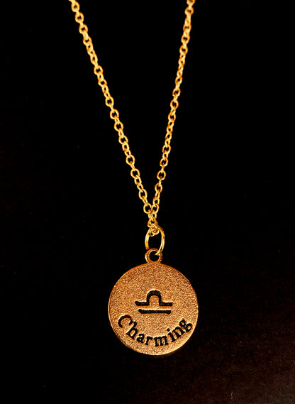 Astrological Sign Necklace (Gold)